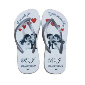 Chinelo Casamento - Personalizada