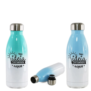 Garrafa Térmica Bicolor com Parede Dupla - 500ml