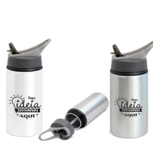 Squeeze de Alumínio – Personalizado - Bico e Alça