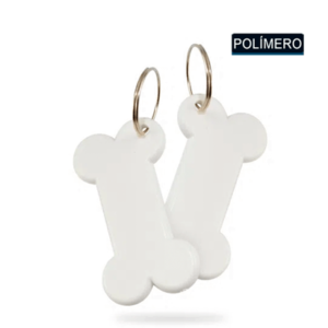 Chaveiro Osso de Plástico para Personalização