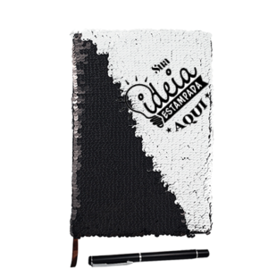 Agenda com Lantejoula