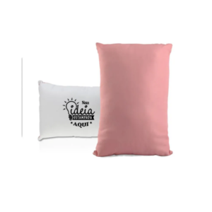 Almofada 20x30 - Branco Rosa