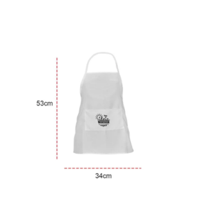 Avental Infantil Branco