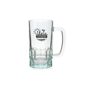 Caneca Chopp Base Trabalhada em cristal