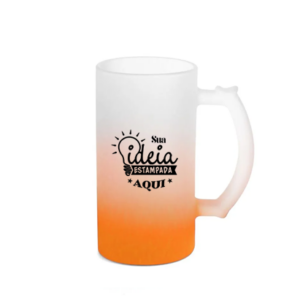 Caneca Chopp_.Laranja