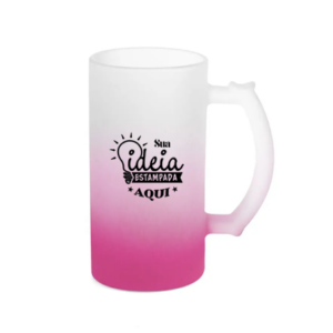 Caneca Chopp_.Rosa