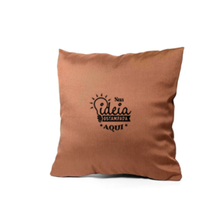 Capa Almofada 40x40 Aveludada - Cobre