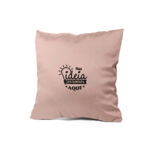 Capa Almofada 40x40 Aveludada - Rosa