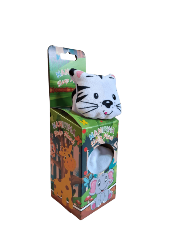 Naninha de Plush para Personalização - Tigre Branco - Image 6