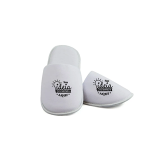Pantufa para Personalização Branco - Adulto