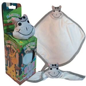 Naninha de Plush para Personalização - Hipopótamo